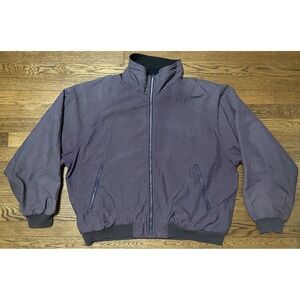 Vintage Pacific Trail Men Jacket Size Large Maroon/Purple Zip Up Windbreaker